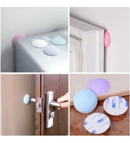 Çok Amaçlı Silikon Kapı Duvar Koruyucu Tampon - 4lü Paket