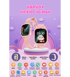 4G Çocuk Saati, GPS Takip, Görüntülü Konuşma, Güvenli ve Eğlenceli