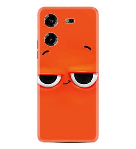 Tecno Pova 5 Kılıf Resimli Desenli Silikon Platinium Series Orange 1830
