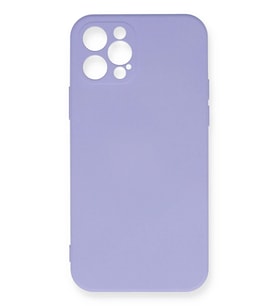 Pilelistore   iPhone 12 Pro Max Kılıf Nano içi Kadife Silikon - Lila