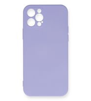 Pilelistore   iPhone 12 Pro Max Kılıf Nano içi Kadife Silikon - Lila
