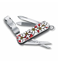 Victorinox VT 0.6463.840  Tırnak Makaslı Çakı ,Edelweıss Desenli
