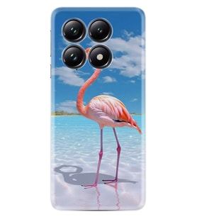 Xiaomi 14T Pro Kılıf Boutique Baskılı Resimli Okaynus ve Flamingo Pcode -093