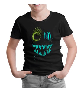 Maske - Monster Siyah Çocuk Tshirt