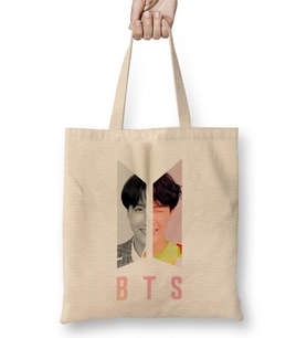 Bts Jhope Hobi Bts Logo Bez Çanta Uzun Saplı