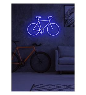 Bisiklet Figürlü Neon Tabela