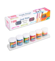 Guaj Boya 6 Renk x 15 ml 1 Paket Guaj Boyası Seti 6 lı (Karışık)