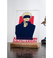 Jujutsu Kaisen Ev Gojo Satoru Severlere Masa Dekoratif Ahşap Obje
