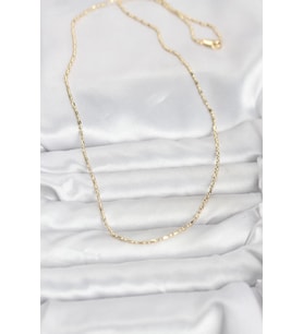 Mey İthalat® CM 14K Renk Zincirli 60 cm Kadın Kolye