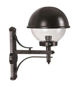 AVONNI BAP-68064-BSY Siyah Boyalı Dış Mekan Aydınlatma E27 Aluminyum Polikarbon Cam 40x30cm