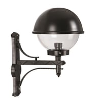 AVONNI BAP-68064-BSY Siyah Boyalı Dış Mekan Aydınlatma E27 Aluminyum Polikarbon Cam 40x30cm