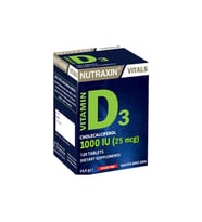 Nutraxin Vitamin D3 1000 IU 120 Tablet