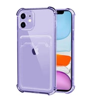 Microsonic Apple iPhone 11 Card Slot Shock Kılıf Lila