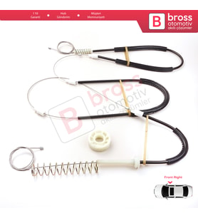 Porsche 911 996 1997-2005 Boxster 986 1996-2004 99654201605 İçin Elektrikli Ön Sağ Cam Kriko Seti