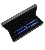 Signator® M520 Mat Lacivert Kalem Seti - Roller Kalem + Tükenmez Kalem  İsme Özel Kalem  Hediyelik Kalem (Karışık)