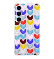 PrintiFy Samsung Galaxy S23 Plus Uyumlu Water Color 1 Baskılı Şeffaf Köşe Korumalı Antişok Kılıf