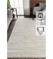 Konfor Jasmine 1452  Krem Bej Modern Dokuma Halı
