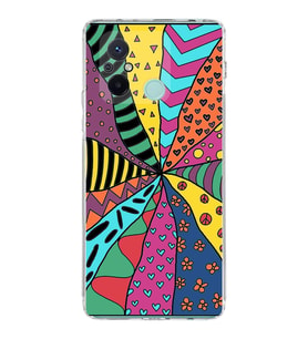 PrintiFy Xiaomi Redmi 12C ile Uyumlu 1mm Slim Fit Retro Colors 4 Baskılı Şeffaf  Kılıf