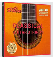 Alice AC148-N Kristal Klasik Gitar Teli (Normal)  Üst Düzey Malzeme Seçimi Konser Salonları İçin İdeal Ses Yayılımı ve Hassasiyet
