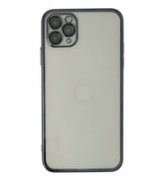 Mey İthalat® iPhone 11 Pro Kılıf Lensli Silikon - Siyah