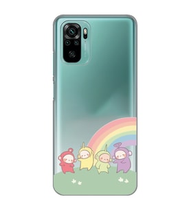 Redmi Note 10/Note 10S Uyumlu Teletubbies Desenli Şeffaf Telefon Kılıfı