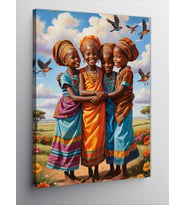 Kanvas Tablo Afrika Kadın Dayanışması