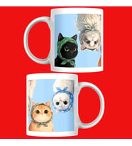 Tatlı Kedi Kupa Bardak Tasarım Çok Fazla Seçenek Mevcut Hediyelik Ürün