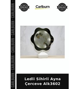 Özel Üretim Dekoratif Aydınlatmalı Ev Aksesuarı Hediye Modern Ledli Sihirli Ayna Çerceve Alk3602