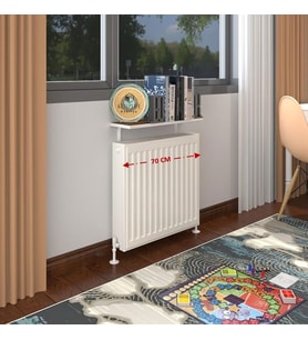 Kenzlife petek üstü raf dresuar golden boy cvz 070*24 tekli kitaplık duvar rafı 070 cm uzunluk (Karışık)
