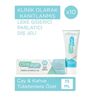 Clinomyn Fresh Temizleme Parlatma Jel Diş Macunu 75 ml x 10 Adet