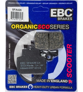 Ebc Sfa425 2005-2006 Piaggio X9 250 Uyumlu Arka Fren Balatası Organik Balata