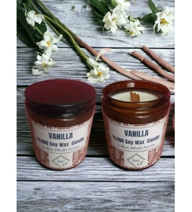 Bihal Soya Wax Vanilya Kokulu Doğal MUM180ML