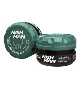 NISHMAN M8 Saç Şekillendirici Forming Krem Sert Mat Wax /  100 ML