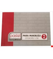 Pastel Para Makbuzu ( 10x14 cm Otokopili 288 Adet 1 Asıl 1 Suret 2 Nüsha Cep Tipi - Küçük Boy)