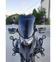 MOTOCAM Benelli TRK 502 X Ön Cam 2017-2026 Model 54cm Siyah Renkli 4mm