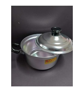 Alüminyum Kapaklı Yemek Tenceresi 20x12cm, Dayanıklı ve Güvenilir Kullanım