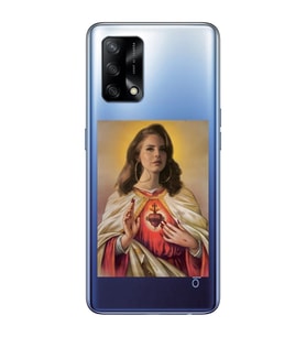 Oppo A74 Uyumlu Lana Del Rey Desenli Şeffaf Telefon Kılıfı