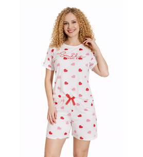 Kadın 01219 Milan Şortlu Pijama Takımı