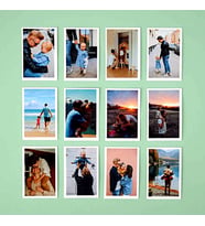 Mini polaroid instax tarzı fotograf baskısı 12 adet