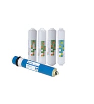 Aquames - Su Arıtma Cihazları 12" Inline 5'li Filtre Seti NSF sertifikalı
