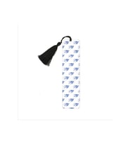 Kırlangıç Desen Baskılı, Püsküllü Kitap Ayracı (Bookmark,ayraç-131)