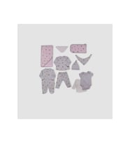 PIERRE CARDIN 300390 PC MY STARS 10 PARCA BEBEK SET (Gri - Pembe)
