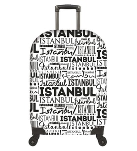 (My#79 İstanbul Yazılar) VALİZ İÇİN KILIF