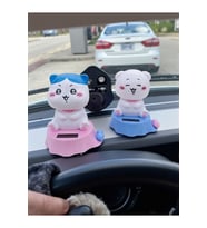 Kişiye Özel Sevimli Sallanan Kedi Figürü Solar Biblo – Araba ve Masa Dekoru (11 cm)