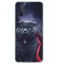 General Mobile GM 24 Pro Kılıf Silikon Desen Özel Seri Super Cat 1666