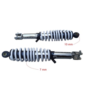 Scooter Arka Amortisör Beyaz 34,5 Cm