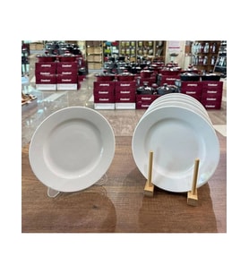 Cooker Beyaz Renk Porselen Pasta Tabağı 19 cm 6'lı