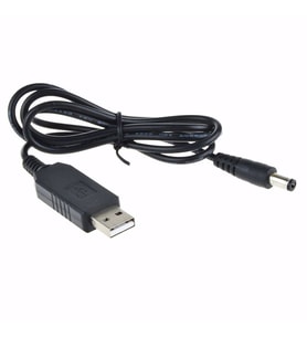 5V to 12V Kablolu Voltaj Yükseltici USB 700mA Adaptör Soket Modem