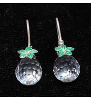925 Ayar Gümüş Swarovski Taşlı Küpe