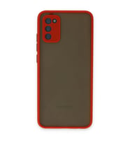 Samsung Galaxy S20 Fe Kılıf Montreal Silikon Kapak - Kırmızı